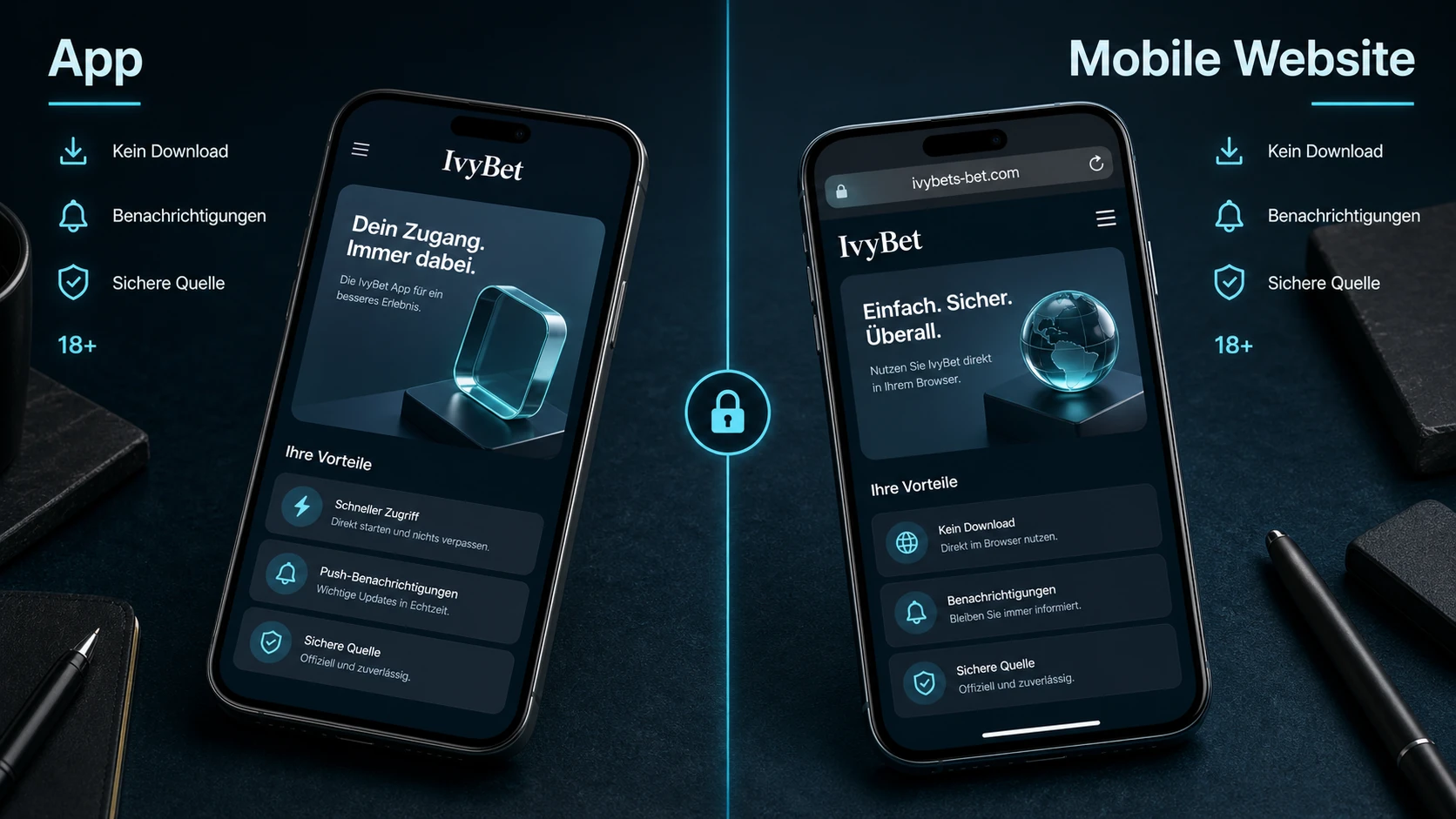 App installieren oder mobile Website nutzen
